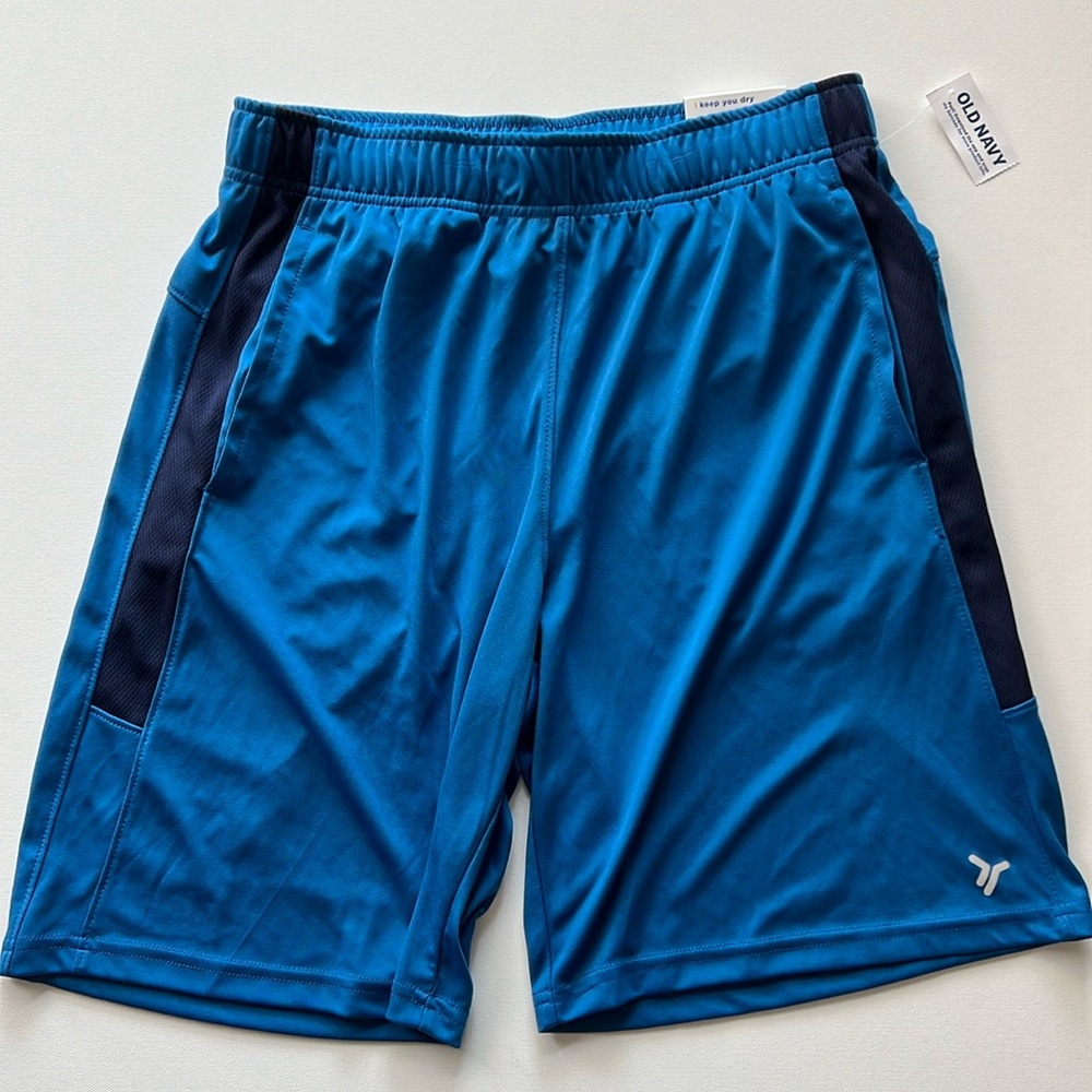 Old Navy blue athletic shorts NWT